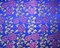 Blue-Fuchsia-Multi Polyester Abstract Floral Chinese Brocade Woven Fabric By the Yard